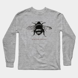 Bumblebee - Illustration in black Long Sleeve T-Shirt